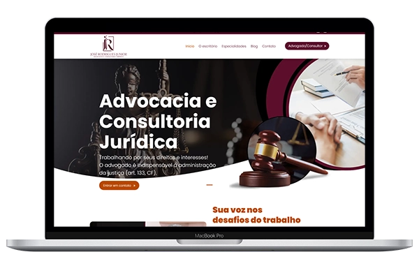 site para advogado