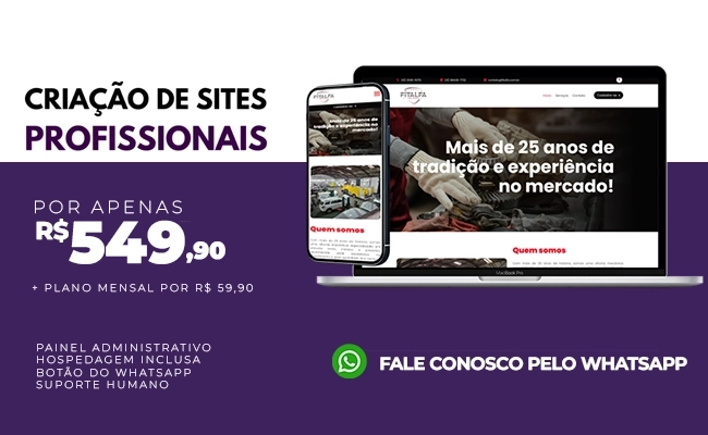 criação de sites profissionais